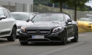 Spyshots: Mercedes-AMG S63 Cabriolet Gets Naked Before Big Reveal