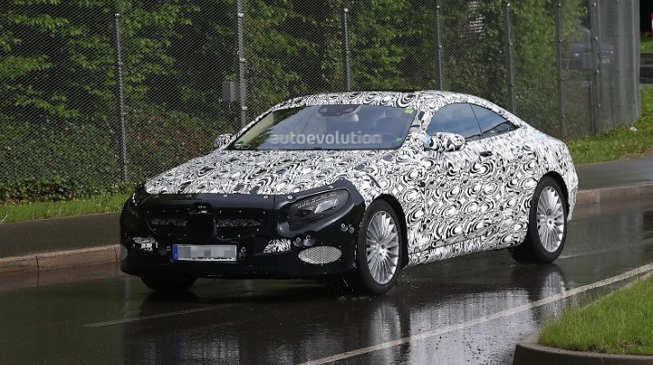 Mercedes S-Class Coupe spyshots