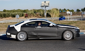 Spyshots: Mercedes S-Class Coupe With Less Camo