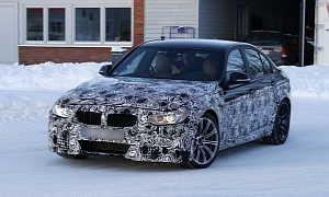 Spyshots: New 2014 BMW M3 Snow Fun