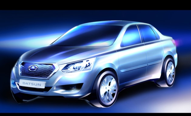 Datsun sketch previews Russian market sedan