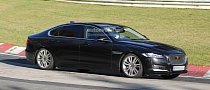 Spyshots: New Jaguar XF Long Wheelbase Caught Lapping the Nurburgring