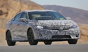 Spyshots: Next-Gen 2017 Honda Civic Sedan Interior Revealed, New Exterior Details Shown