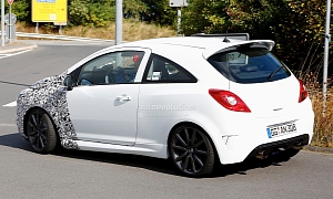 Spyshots: Opel Corsa OPC Facelift Should Get New SIDI Turbo Engine