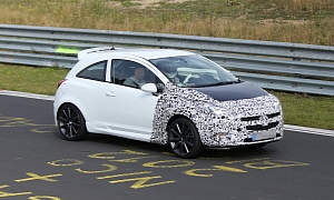 Spyshots: Opel Corsa OPC Facelift Testing for 2014 Debut
