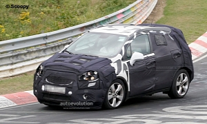 Spyshots: Opel Corsa SUV Testing on Nurburgring