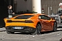 Spyshots: Orange Lamborghini Huracan Street Racing in the US