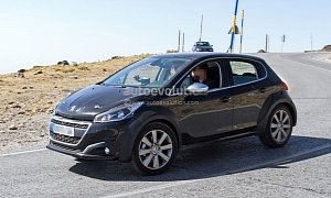 Spyshots: Peugeot 1008 Crossover Mule Has 208 Body and Higher Ground Clearance