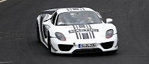 Spyshots: Porsche 918 Spyder in Martini Racing Stripes