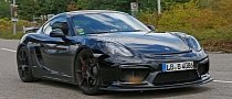 Spyshots: Porsche Cayman GT4 Scooped Undisguised