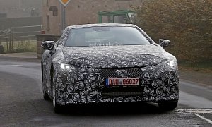 Spyshots: Production Lexus LF-LC Coupe Spied Near the Nurburgring
