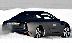 Spyshots: Production Version of the Volkwsagen XL1 Spotted Snow Drifting