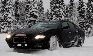 Spyshots: Snow-Covered Maserati Ghibli Spotted Testing