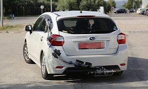 Spyshots: Subaru Impreza Engine Testing Mule