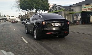 Spyshots: Tesla Model X Prototype Spied in California