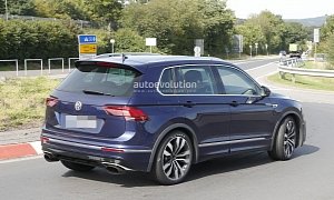 Spyshots: Tiguan R Testing With RS3 Engine Might Be an RS Q3 Mule