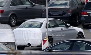 Spyshots: W205 Mercedes C-Class Almost Revealed