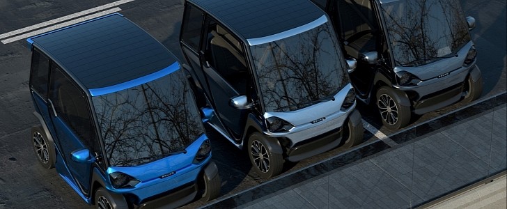 Squad Mobility Solar City Car