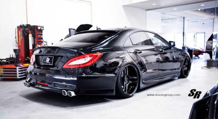 Mercedes CLS on PUR wheels