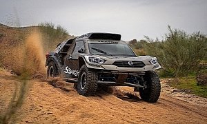 SsangYong Rexton Enters Dakar Rally as DKR Dune Climbing Machine