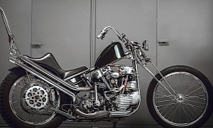 Stainless 1940 Harley-Davidson Knucklehead Has Oil Running Through Its Frame