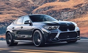 Stanced 2020 BMW X6 M Is Full Fat Material, Has Wide Rear Arches