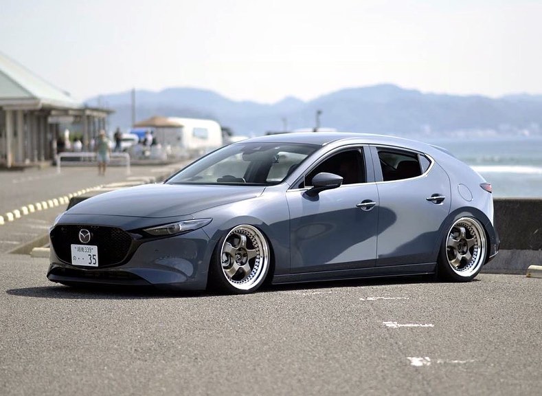 Stanced Mazda3 Exists Breathing Intensifies Autoevolution