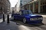 Stanced Chevy C10 Restomod Hits Downtown Like an American Werewolf in London