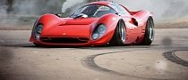 Stanced Ferrari 330 P4 Rendering Is a Guilty Pleasure that Will Offend Purists