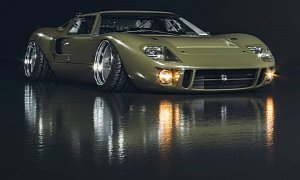 Stanced Ford GT40 "Classic Vessel" Has Hellaflush Look