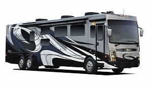 Standard is Boring, This Luxury Home on Wheels Has Two Bathrooms and TVs Everywhere