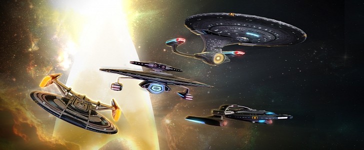 Star Trek Online starships 
