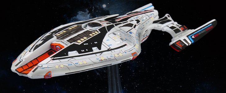 3D printed Star Trek online ship