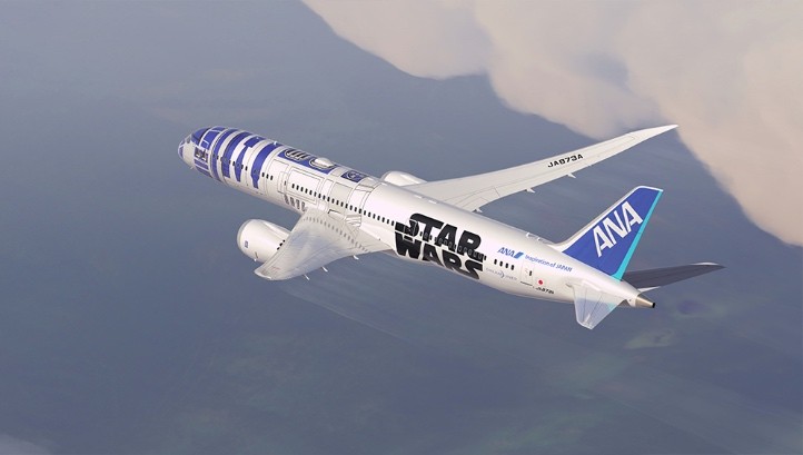 ANA's Star Wars-themed Dreamliner