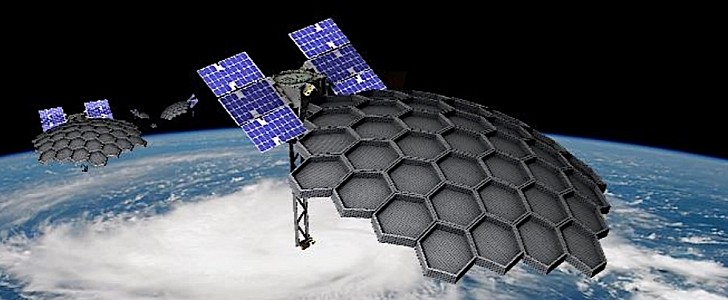 Starburst deployable structure for SmallSats deployable satellites