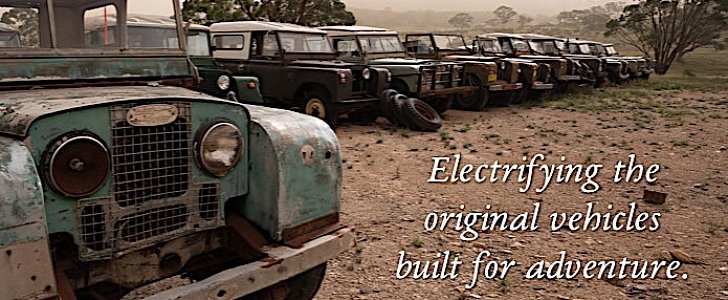 Dying Land Rovers turn electric in Australia