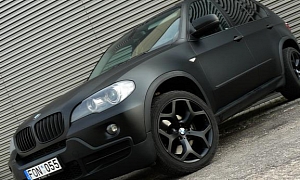 Stealth SUV: Matte Black BMW X5 from Lithuania