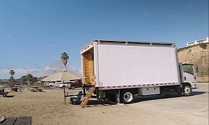Stealthy Box Truck Hides a Deluxe Beach Condo Packed With Countless Nifty Features