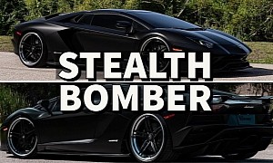 Stealthy Lamborghini Aventador Deserves a Star on the Walk of Fame