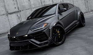 Stealthy Lamborghini Urus Is Gotham City-Approved, Comes With Strobe Lights and Siren