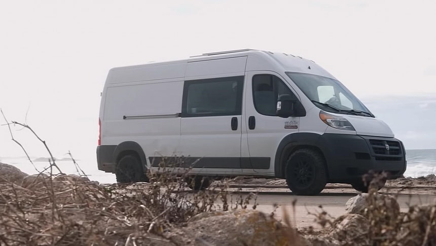 Stealthy Ram ProMaster Camper Van Has Clever Space-Saving Features and a Gorgeous Design
