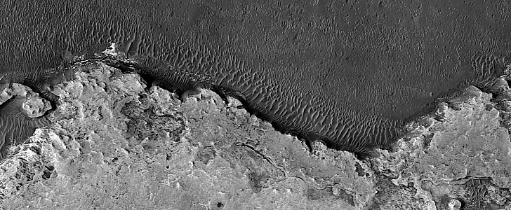 Meridiani Planum apparent shoreline