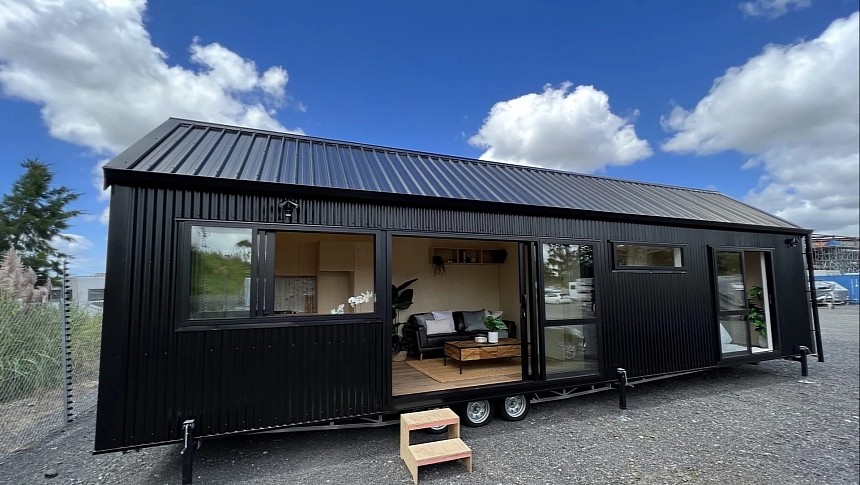 The Long Black is a gorgeous single-level tiny home for two