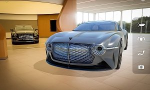 Step Inside the Bentley EXP 100 GT with Augmented Reality App