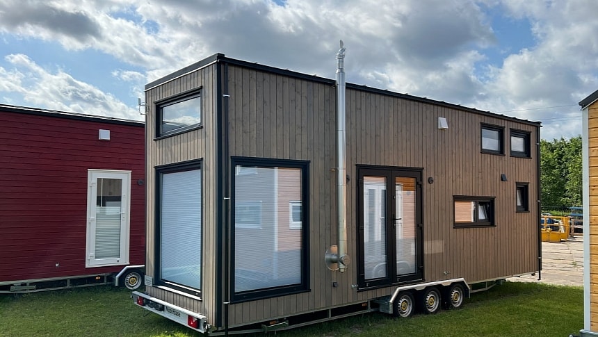The Mobi 06 Coconut tiny house uses a few changes to amp up the relaxation factor