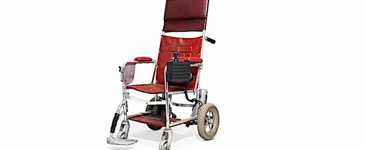 Stephen Hawking's motorized BEC Mobility wheelchair