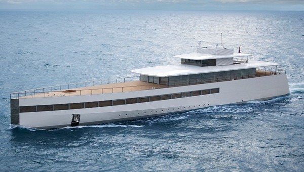 Venus, delivered by Feadship in 2012, designed by Philippe Starck and Steve Jobs
