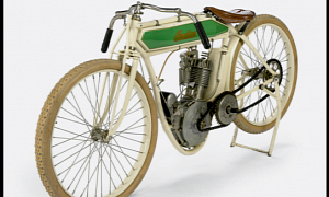 Steve McQueen 1914 Indian Model F Board-Track Racing Motorcycle Under the Hammer