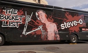 Steve-O’s Life on the Road Is Fabulous in a $1.7 Million Tour Bus