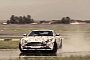 Steve Sutcliffe Drifts Aston Martin DB11 Prototype on a Wet Track